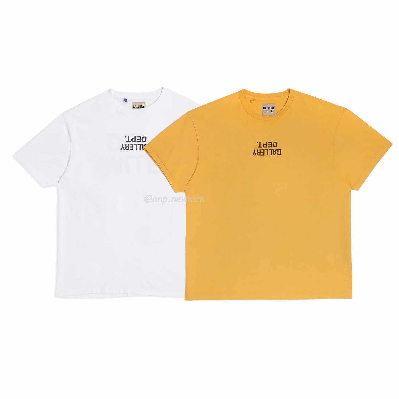 Gallery Dept Fucked Up Reverse English Logo Printed Short Sleeve T Shirt (1) - www.newkick.org